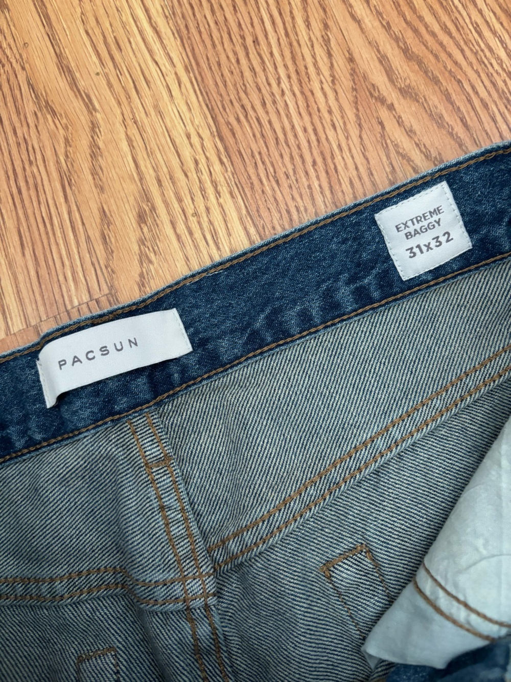Pacsun men’s extreme baggy jeans 31x32 - Picture 5 of 9